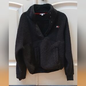 Tommy Hilfiger Sport Black Sherpa with Red Trim